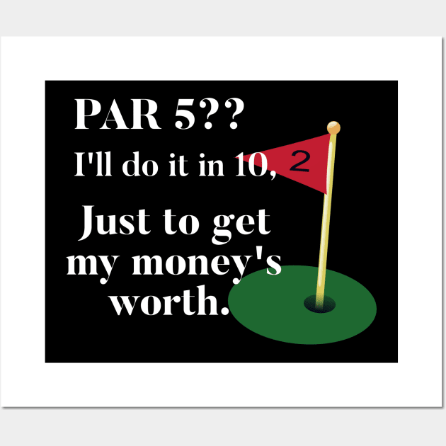 golf humour Wall Art by Rossla Designs